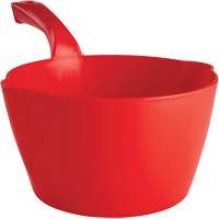 Round Bowl Scoop, Plastic, Red, 64 oz. - Vikan 56824