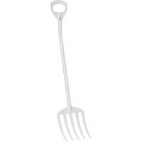 Fourche hygi&eacute;nique, Longueur de 49", Plastique, Blanc - Vikan 56905