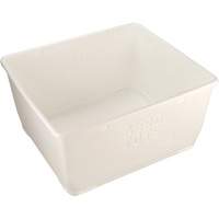 Bac Aero-Tote avec vidange, Plastique, Blanc - Vikan 6925