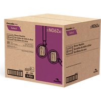 Pro Select&reg; 1/8 Fold Dinner Napkin, 2 Ply, 15" x 16" - Cascades N062
