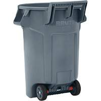 Contenant roulant avec fentes da&eacute;ration Brute, Plastique, 44 gal. US - Rubbermaid 2131929