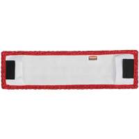 Adaptable Flat Mop Pad, Finishing, Microfibre, 5-1/2" x 19-1/2" - Rubbermaid 2132423