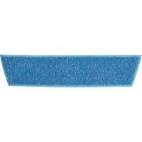 Light Commercial Wet Mop Pad, Finishing, Microfibre, 18" - Rubbermaid FGQ40900BL00