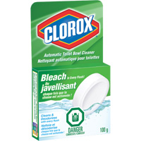Nettoyant automatique &agrave; l'eau de Javel pour toilettes, 100 g, Tampon - Clorox 55500010066