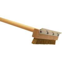 Brosse &agrave; four commerciale et four &agrave; pizza, Laiton, Longueur 40" - Felton Brushes CHEF843
