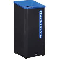 Sustain Mixed Recycling Container, Bulk, Plastic, 23 US gal. - Rubbermaid 2078980