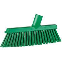 Balai biseaut&eacute; avec pas de vis inclin&eacute;, Crins Moyen, 10", Polyester, Vert - Vikan 31032