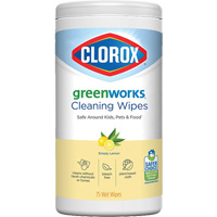 GreenWorks Cleaning Wipes, 75 Wipes - Clorox 55500558728