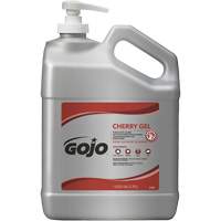 Nettoyant &agrave; mains, Gel/Pierre ponce, 4,5 L, Bouteille &agrave; pompe, Cerise - Gojo 2358-02