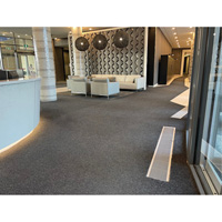 Everest Indoor/Outdoor Matting, Wiper/Scraper, 6-1/2' x 75-1/2' x 1/2", Charcoal - Edgewood Matting EVR202000