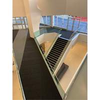 Everest Indoor/Outdoor Matting, Wiper/Scraper, 6-1/2' x 75-1/2' x 1/2", Charcoal - Edgewood Matting EVR202000