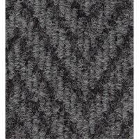 Herringbone Matting, Wiper/Scraper, 3' x 10' x 1/4", Dark Grey - Edgewood Matting HBN270310