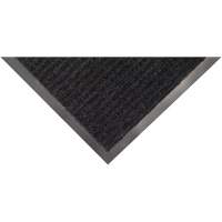 Twin Rib Matting, Wiper/Scraper, 4' x 6' x 1/4", Charcoal - Edgewood Matting TWR200406