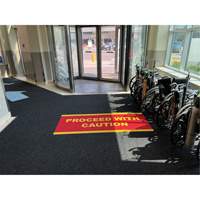 Supreme Knob Entrance Matting, Wiper/Scraper, 3-1/2' x 20' x 7/16", Charcoal - Edgewood Matting SKN201020