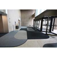 Supreme Knob Entrance Matting, Wiper/Scraper, 3-1/2' x 20' x 7/16", Charcoal - Edgewood Matting SKN201020