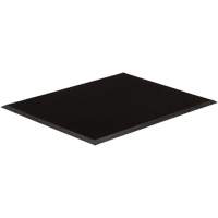 Gritstop Fingermat Entrance Matting, Rubber, Scraper Type, Finger Tip Style Pattern, 3' x 6', Black - Edgewood Matting GFM223672