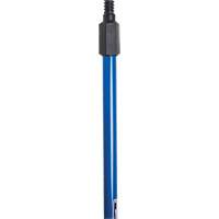 Manche &agrave; filetage hexagonal, M&eacute;tal, Pointe Conique filet&eacute;e, 1" dia, 48" lo - M2 Professional FH-M348HD-BL
