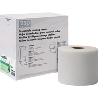TrapEze&reg; Single Roll Disposable Dusting Sheets, Polyester, White - Americo 582508
