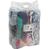 Chiffons fabriqu&eacute;s &agrave; partir de mat&eacute;riaux recycl&eacute;s, Coton, M&eacute;lange de couleurs, 25 lb - Produits d’entretien RMP 