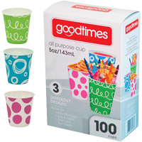 Disposable Cup, Paper, 5 oz., White - Goodtimes GT037