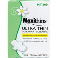 Maxithins&reg; Maxi Pad Ultra Thin with Wings - Hospeco MT-200