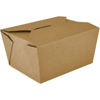 Contenants pour aliments &agrave; emporter Kraft, Ondul&eacute;, Rectangulaire - Globe 6060