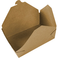Contenants pour aliments &agrave; emporter Kraft, Ondul&eacute;, Rectangulaire - Globe 6061