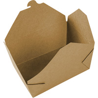 Contenants pour aliments &agrave; emporter Kraft, Ondul&eacute;, Rectangulaire - Globe 6063