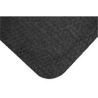 Tapis styl&eacute; Hog Heaven Max, Losange, 3' x 5' x 7/8", Noir, Nitrile - M+A Matting 4422335100