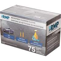 Chiffons lavables pour le nettoyage, Microfibre, Blanc - Produits d’entretien RMP 