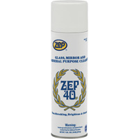 Non-Streaking Glass & Mirror Cleaner, 18 oz., Aerosol Can - Zep 322911