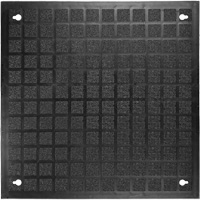 Tuiles lisses FOUNDATION - Wearwell F01.18X18BK-CS4