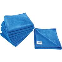 Chiffon de d&eacute;poussi&eacute;rage et nettoyage, Microfibre, Bleu - Produits d’entretien RMP 