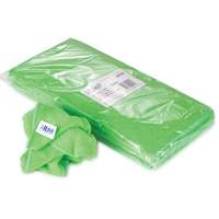 Dusting & Cleaning Cloth, Microfibre, Green JQ716 | SCN Industrial