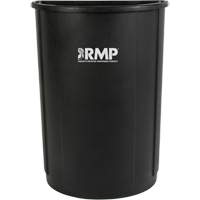 Half-Round Garbage Bin, Polyethylene, 21 US gal. - RMP Maintenance Products 
