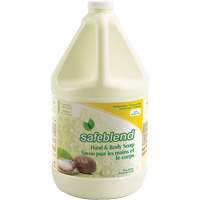 Savon au beurre de karit&eacute; pour les mains et le corps, Liquide, 4 L, Parfum&eacute; - Safeblend HLSHG04-4X4L