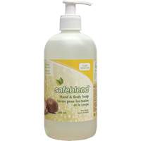 Shea Butter Hand & Body Soap, Liquid, 500 ml, Scented - Safeblend HLSH5CD-12X500ML