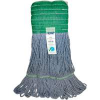 Wide-Band Mop Head, Antimicrobial/Floor Finishing/Specialty, Cotton/Rayon/Synthetic, 16 oz., Loop Style - RMP Maintenance Products 
