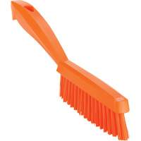 Brosse &agrave; main &eacute;troite &agrave; manche court, Soies Tr&egrave;s ferme, Longueur de 11-4/5", Orange - Vikan 41957
