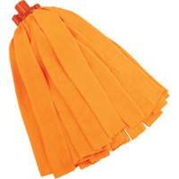 Socket Mop, Orange, Microfibre, Cut Style - Vikan 37007
