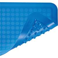Tapis antimicrobien et antifatigue 526 Sani-Flex, Rugueux/Textur&eacute;, 2' x 3' x 1/2", Bleu, Nitrile/Caoutchouc - Notrax 526S0023BU