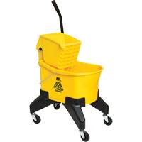 Grizzly Mop Wringer & Bucket, Down Press, 8 US Gal. (32 Quart), Yellow - M2 Professional BW-D33100-YE