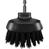 Brosse ronde HyDrive pour perceuse, Soies Tr&egrave;s ferme, Longueur de 3-1/10", Noir - Vikan 87009