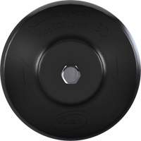 Brosse ronde HyDrive pour perceuse, Soies Tr&egrave;s ferme, Longueur de 3-1/10", Noir - Vikan 87009