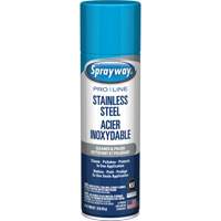 Nettoyant & polis pour acier inoxydable Pro Line, 15 oz, Canette a&eacute;rosol - Sprayway SPRA58639