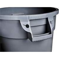 Contenant gris Titan pour d&eacute;chets, Plastique, 32 gal. US - M2 Professional WM-PRH3232-G