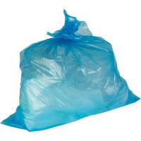 Sacs &agrave; d&eacute;chets de calibre industriel, Fort, 30" la x 38" lo, 0,9 mils, Bleu, Capacit&eacute; 88 L (20 gal.) - Produits d’entretien RMP 