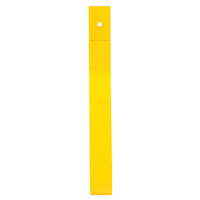 Poteau de garde-corps, Acier, 10-3/4" lo x 24" h, Jaune - Vestil GR-H2R-SP