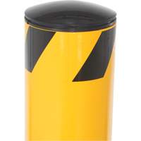 Bollard, Steel, 42" H x 5-1/2" W, Yellow - Vestil BOL-42-5.5