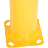 Bollard, Steel, 42" H x 5-1/2" W, Yellow - Vestil BOL-42-5.5